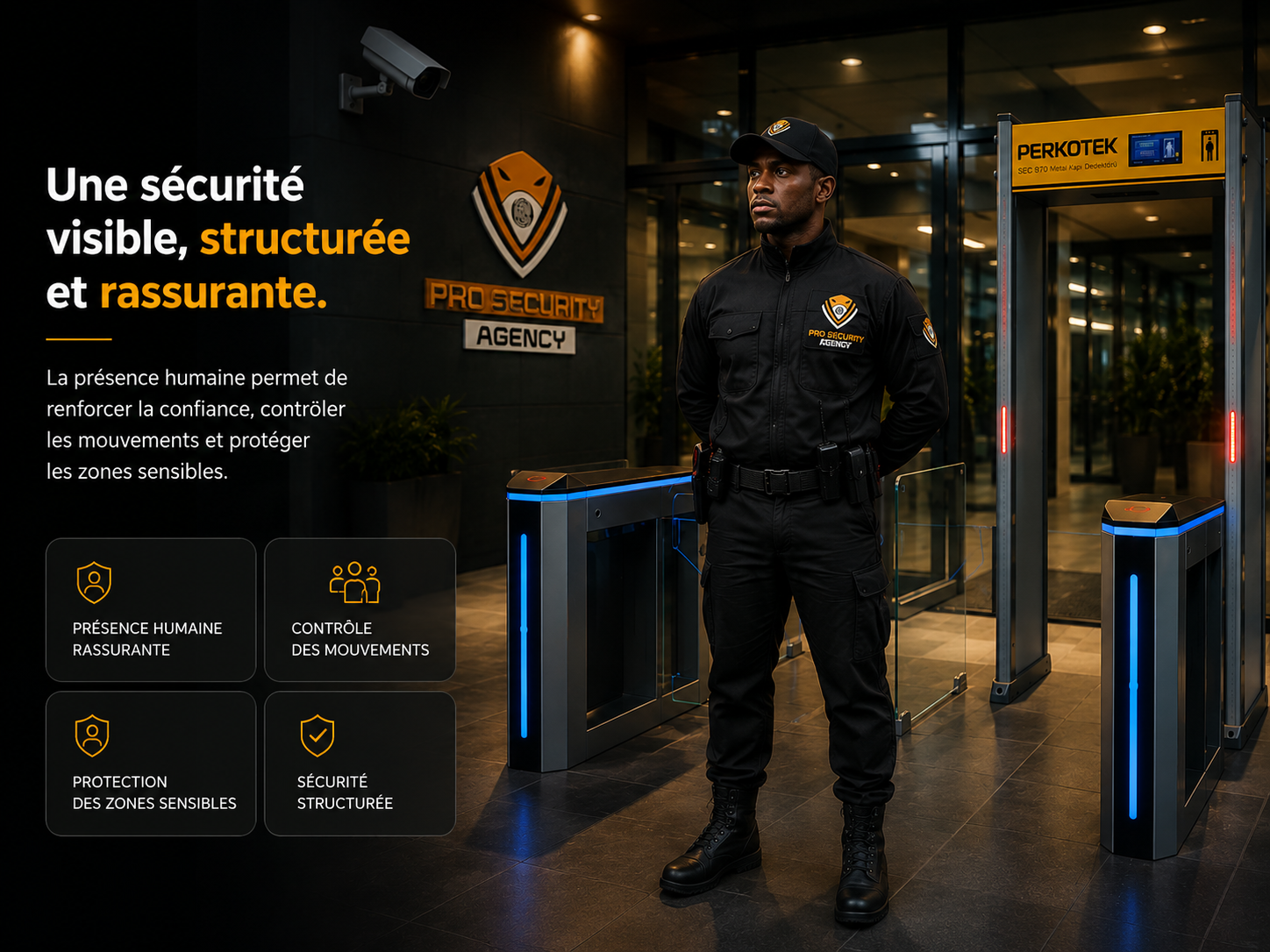 Surveillance de site sécurisé